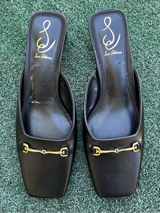 Sam Edelman Shoes - NWT Sam Edelman Ollie Square Toe Bit Mule Black 8